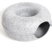 Load image into Gallery viewer, Peek-A-Boo Donut Shaped Cat Bed - 50% OFF Today Only