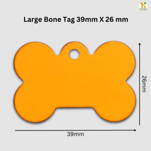 Load image into Gallery viewer, PinkyPaws Aluminium Pets ID Tag
