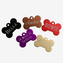 Load image into Gallery viewer, PinkyPaws Aluminium Pets ID Tag
