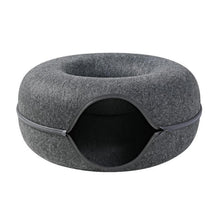 Load image into Gallery viewer, Peek-A-Boo Donut Shaped Cat Bed - 50% OFF Today Only
